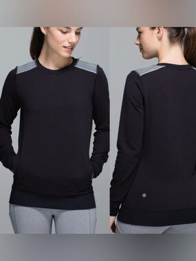 Lululemon In A Flash Long Sleeve Fitted Shirt Size 4